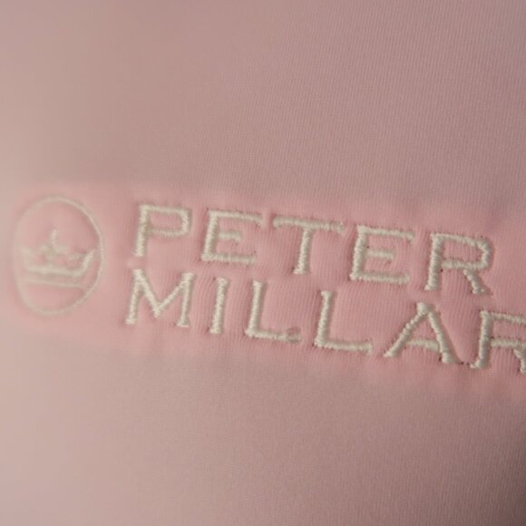Peter Millar Summer Comfort Pink Performance Polo (L) ⛳️ - Picture 6 of 8